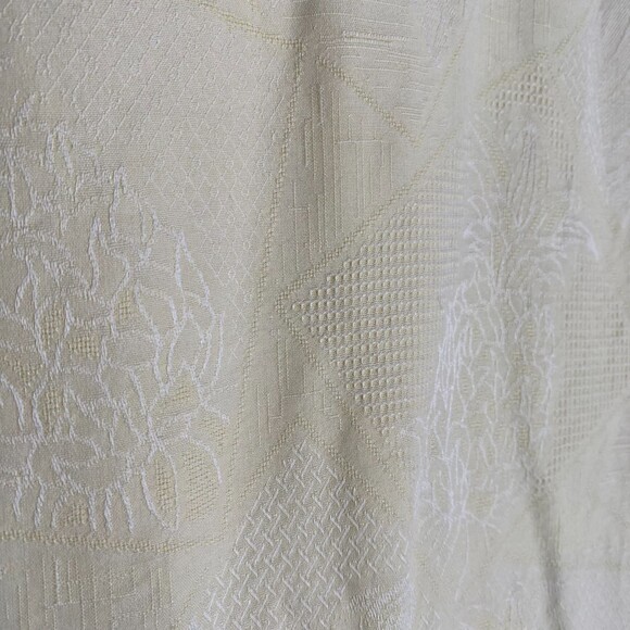 Jamaica Jaxx 100% Silk Hawaiian Tropical Embossed Design Yellow Mens Size XL - Picture 5 of 13